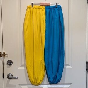 NWOT Beckwoman L Adjustable Waist Handmade Rayon and Cotton Harem Pants